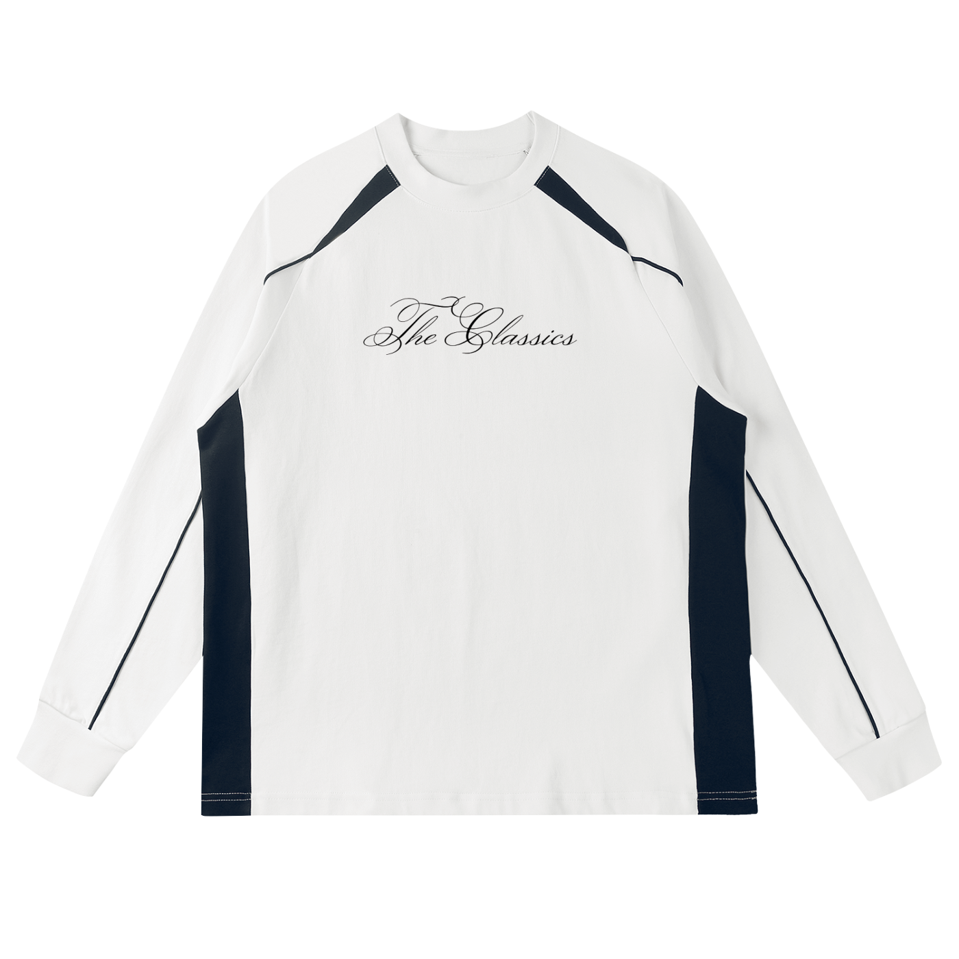 Contrast Panel Raglan Sweatshirt