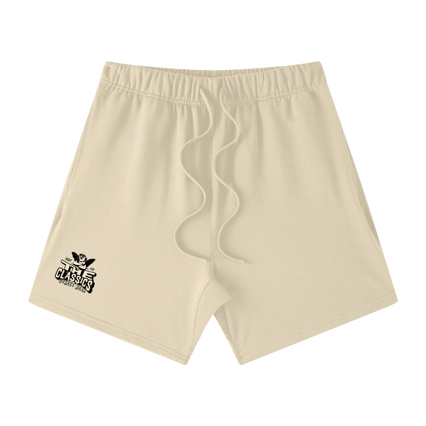 Unisex Earth Tone Loose Fit Cotton Shorts