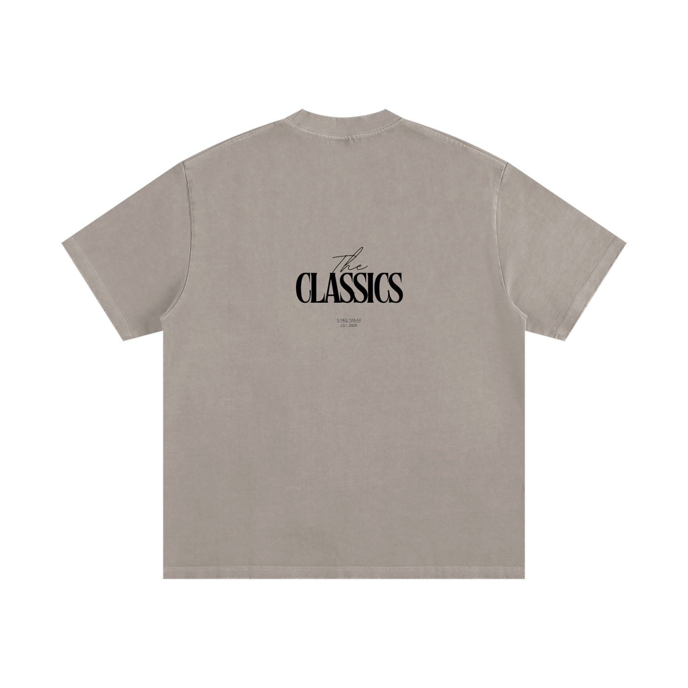 Heavyweight Vintage Washed Frayed T-Shirt